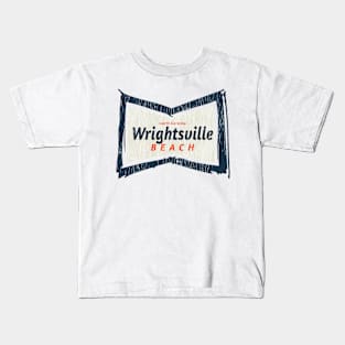 Wrightsville Beach, NC Summertime Vacationing Bowtie Sign Kids T-Shirt
